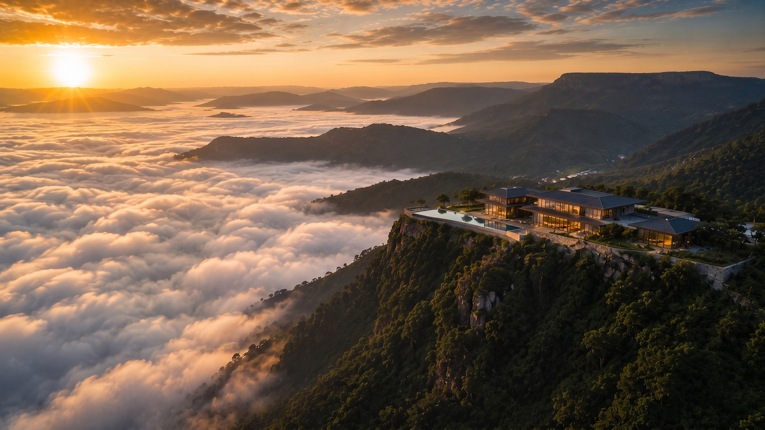 Homes that meet the clouds